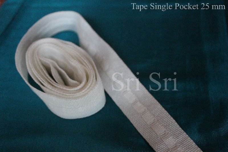 Single Pocket 25 mm Curtain Tape