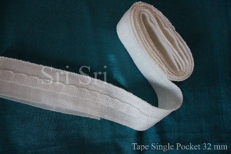 Single Pocket 32 mm Curtain Tape