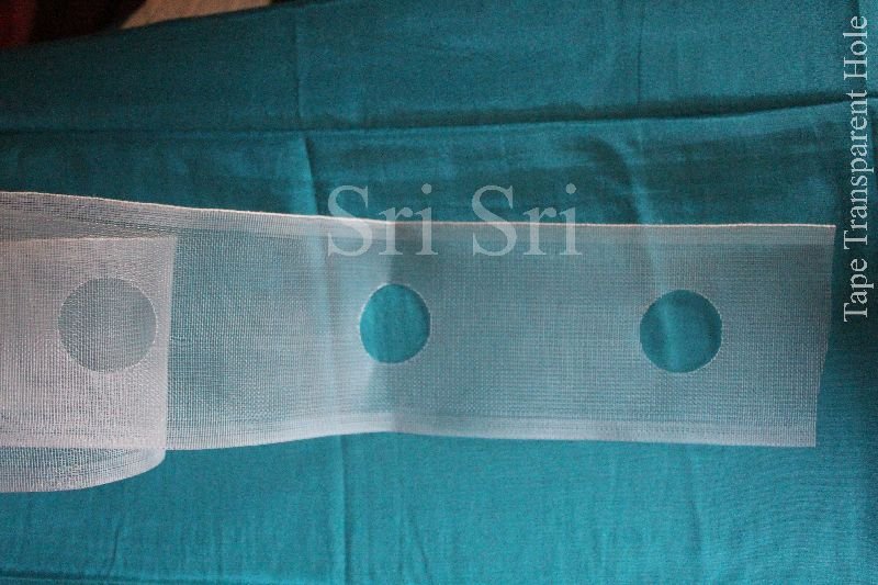 Transparent Hole Curtain Tape