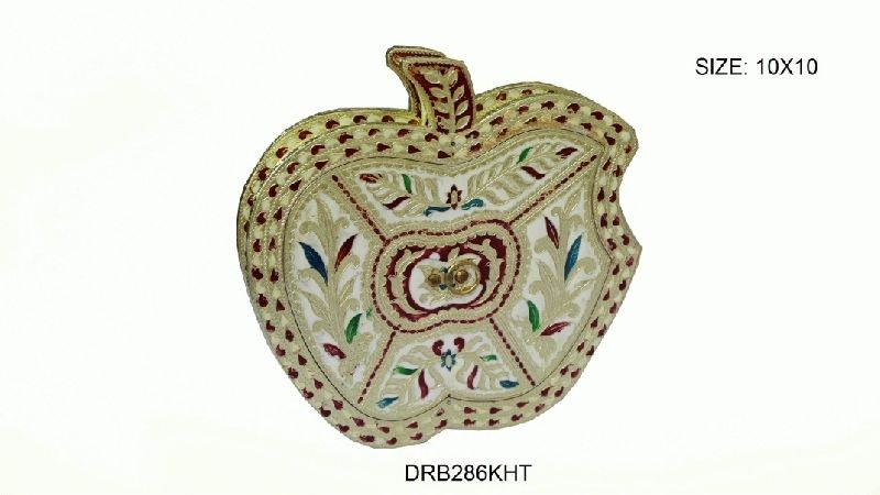 Fiber Meenakari Dry Fruit Box 01