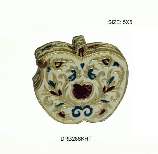 Fiber Meenakari Dry Fruit Box 05