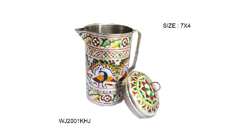 Meenakari Steel Water Jug 01