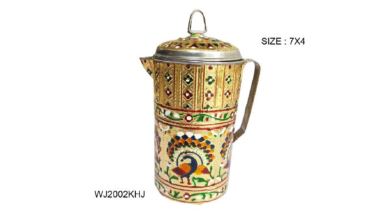 Meenakari Steel Water Jug 02