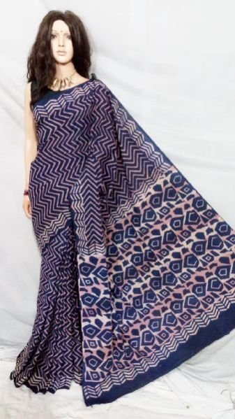 Bagru Print Cotton Sarees