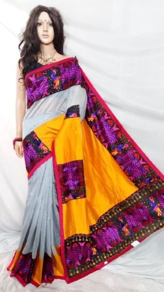 Chanderi Silk Embroidered Sarees
