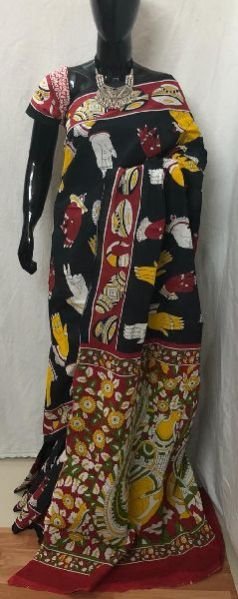 Clamp Dye Print Exclusive Cotton Sarees