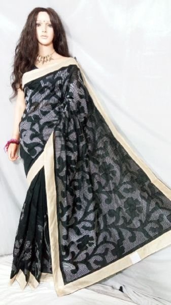 Kantha Work Designer Handloom Chanderi Silk Sarees