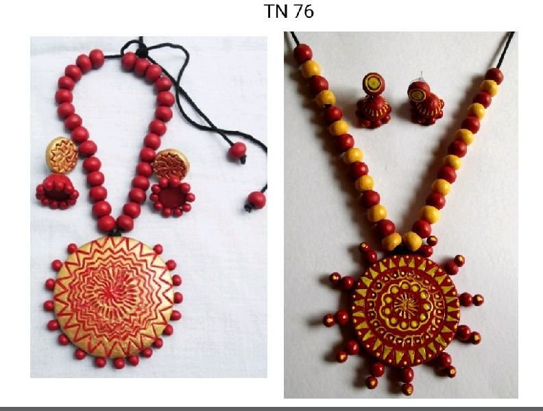 Terracotta Necklace Set 04