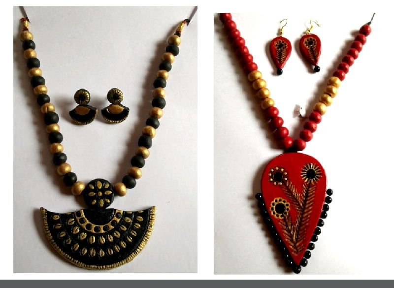 Terracotta Necklace Set 05