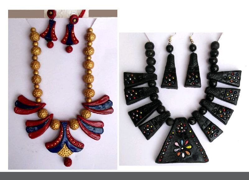 Terracotta Necklace Set 06