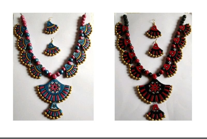 Terracotta Necklace Set 08