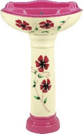 Vitrosa Series Pedestal Wash Basin 04