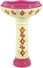 Vitrosa Series Pedestal Wash Basin 05