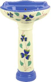 Vitrosa Series Pedestal Wash Basin 06