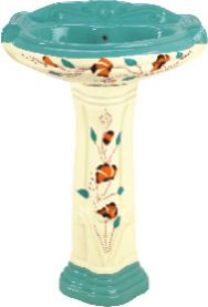 Vitrosa Series Pedestal Wash Basin 18