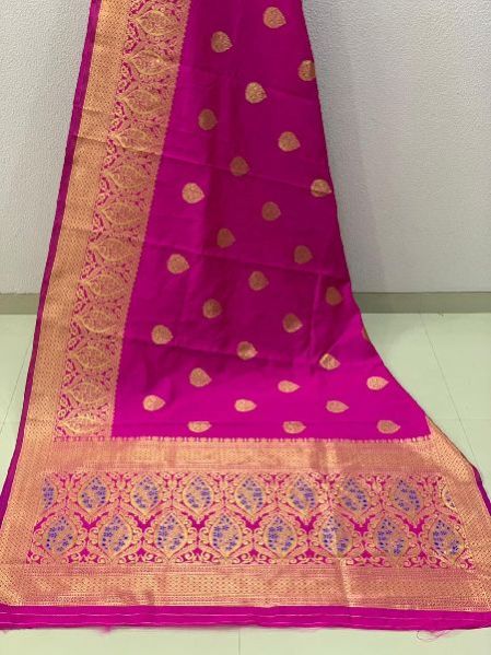 Purple Traditional Banarasi Silk Sarees 02