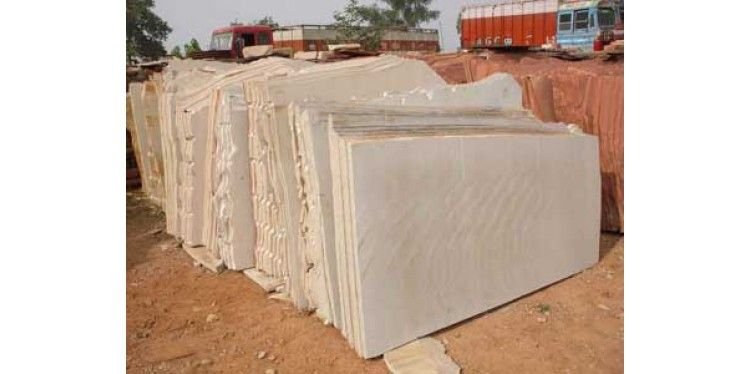 Dholpur Beige Sandstone Slab 02