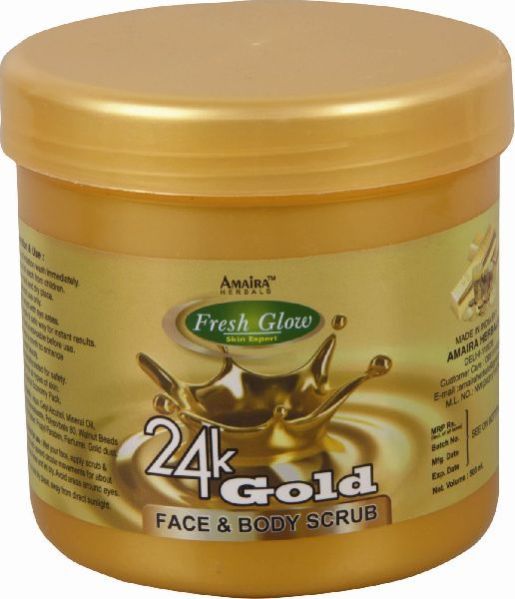 24K Gold Herbal Scrub