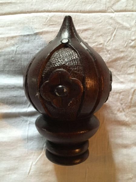 Wooden Curtain Finials 19