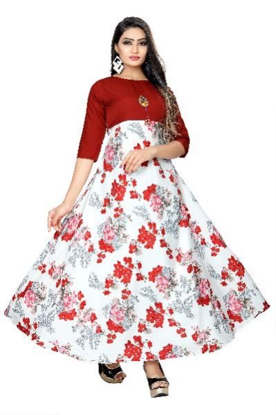 GW01 Printed Designer Gown