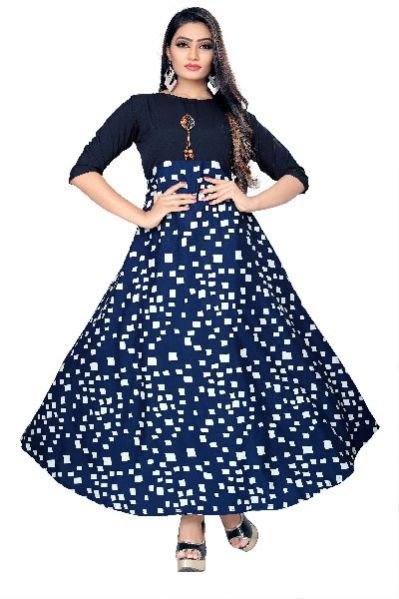 GW05 Printed Designer Gown