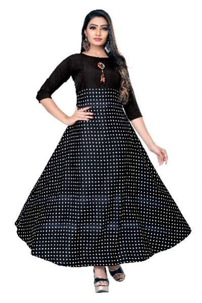 GW07 Printed Designer Gown