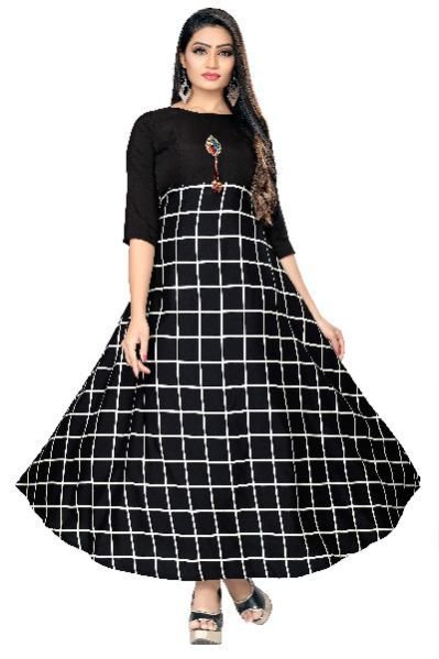 GW08 Printed Designer Gown