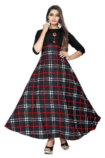 GW09 Printed Designer Gown