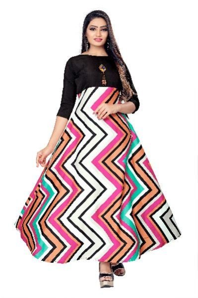 GW10 Printed Designer Gown