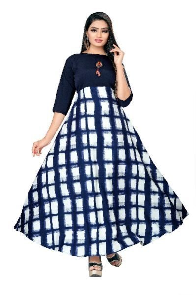 GW11 Printed Designer Gown