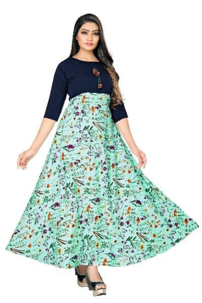 GW14 Printed Designer Gown