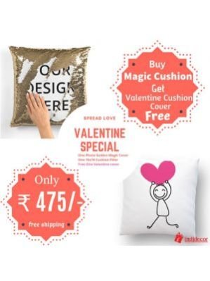 Golden Magic Cushion Valentine Special 60265
