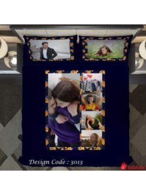 Photo Bedsheet Blue BD3013-2