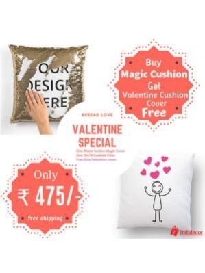Golden Magic Cushion Valentine Special 60263