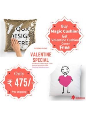 Golden Magic Cushion Valentine Special 60264