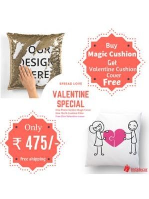 Golden Magic Cushion Valentine Special 60266