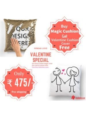 Golden Magic Cushion Valentine Special 60267