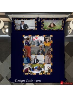 Photo Bedsheet Blue BD3011-2