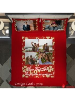 Photo Bedsheet Red BD3019-1