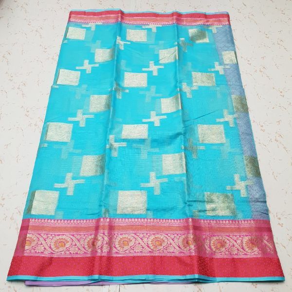 Kota Doria Silk Weaving Saree 03
