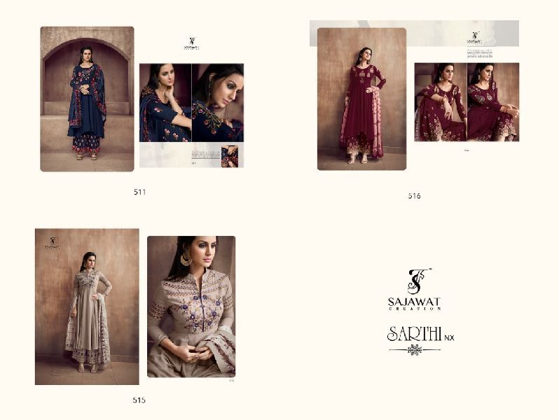 Sarthi Vol -2 NX Heavy Maslin Palazzo Suit 01