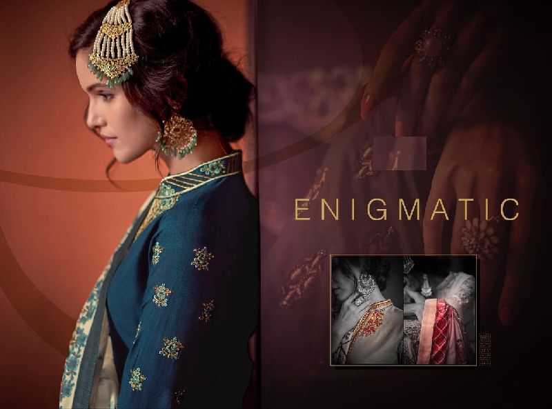 Sarthi Vol-3 Heavy Maslin Palazzo Suit 04