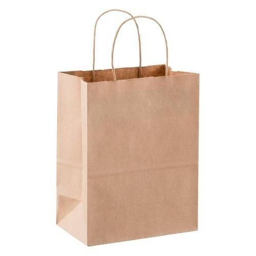 Plain Brown Kraft Paper Bags 01