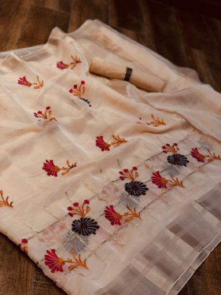 O-102 Organza Silk Sarees