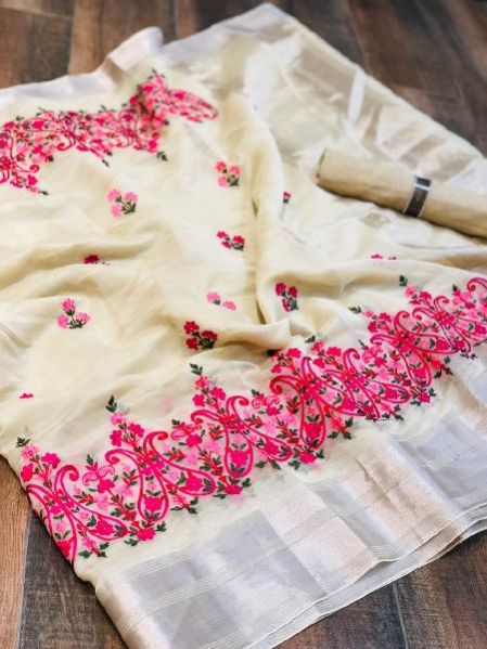 O-105 Organza Silk Sarees