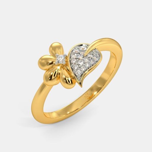 V-1002 Ladies Gold Rings