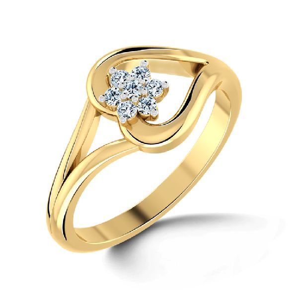 V-1007 Ladies Gold Rings