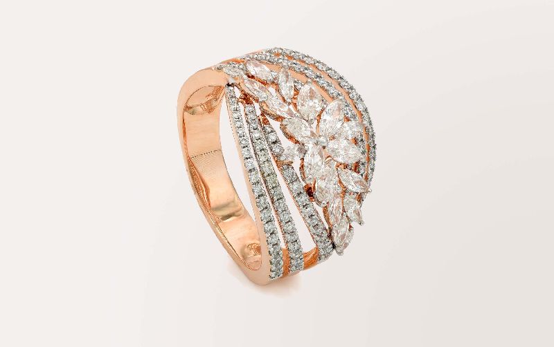 V-1008 Ladies Gold Rings