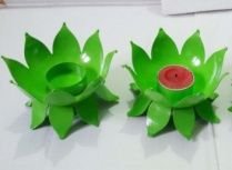 JSE-184 T Light Flower Candle Holder