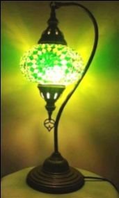 JSE-200 Glass Mosaic Table Lamp